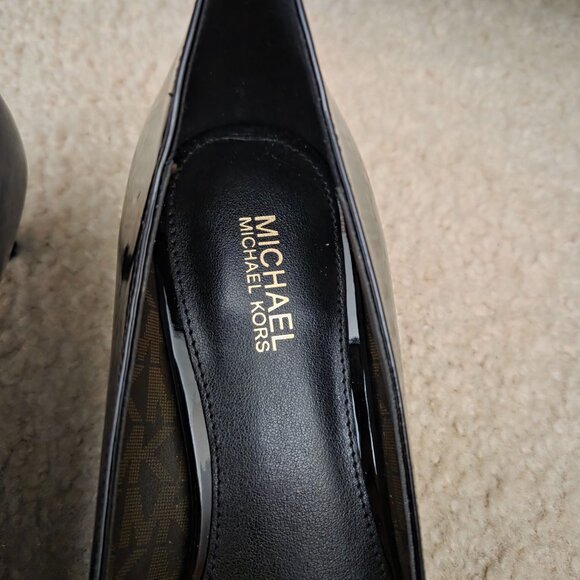 NWT Michael Michael Kors Alina Flex Kitten Pump Black New - Picture 5 of 12